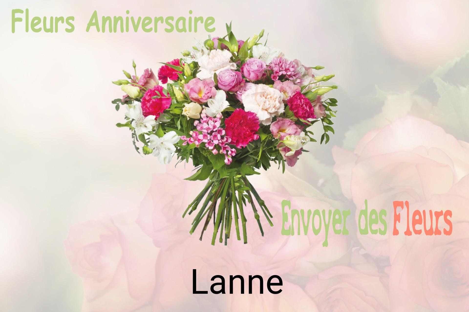 Bouquet de fleurs d’anniversaire livré à Lanne
